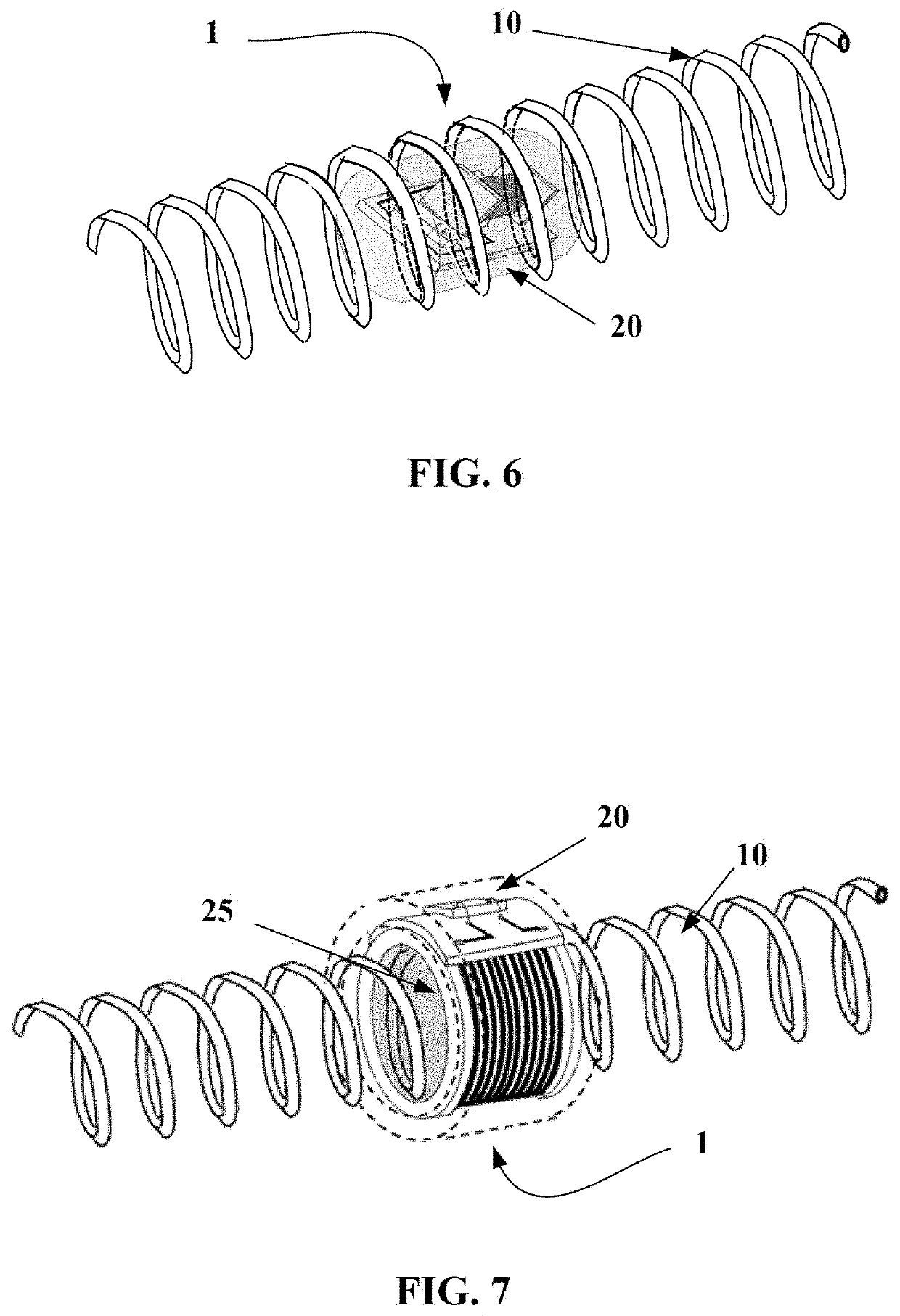 Radiofrequency communication module for a tire