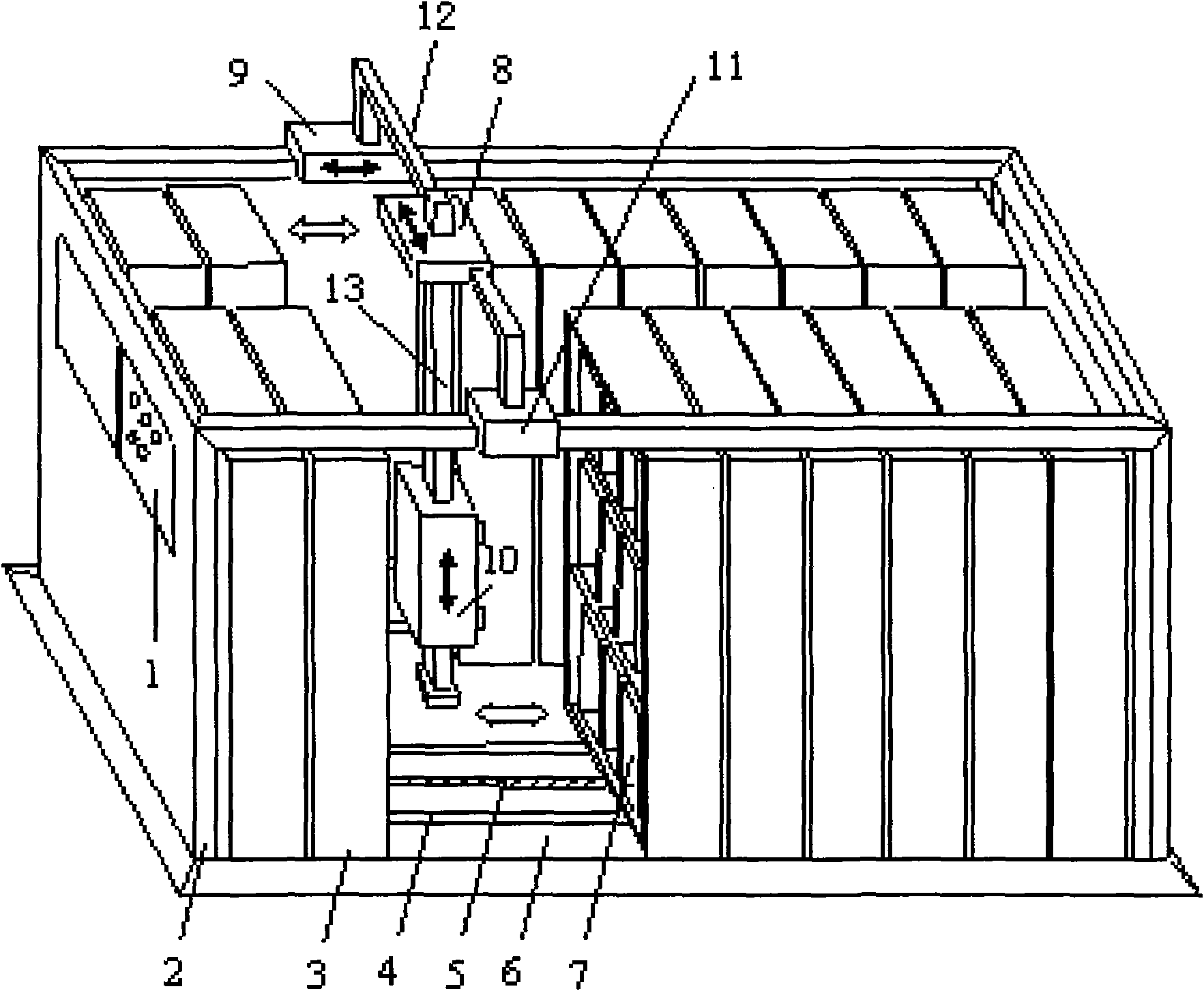 Document automatic access device and control method