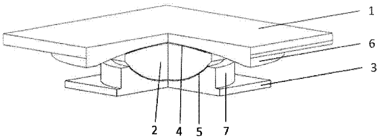 Ellipsoidal anisotropy friction simple pendulum support