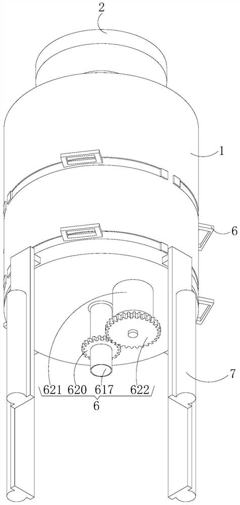 Efficient sand screening device for water conservancy project construction