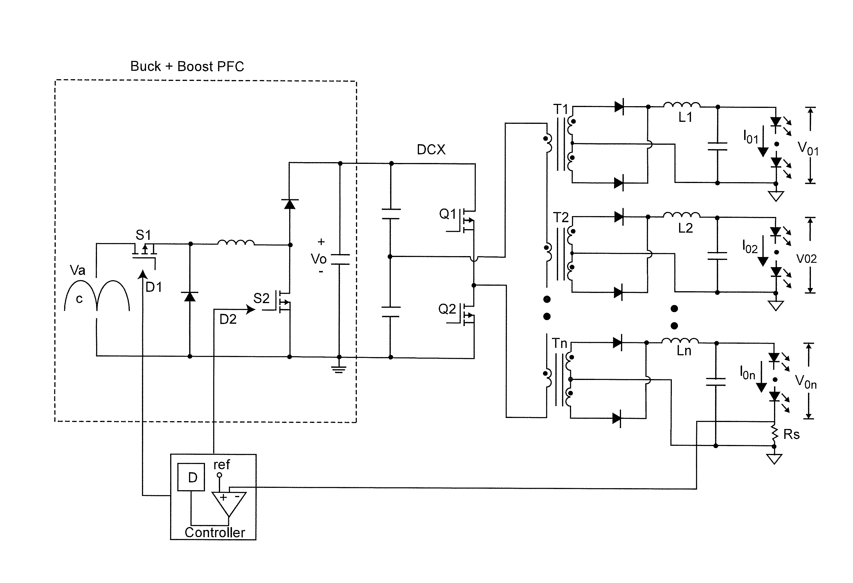 Multi-channel constant current source and illumination source