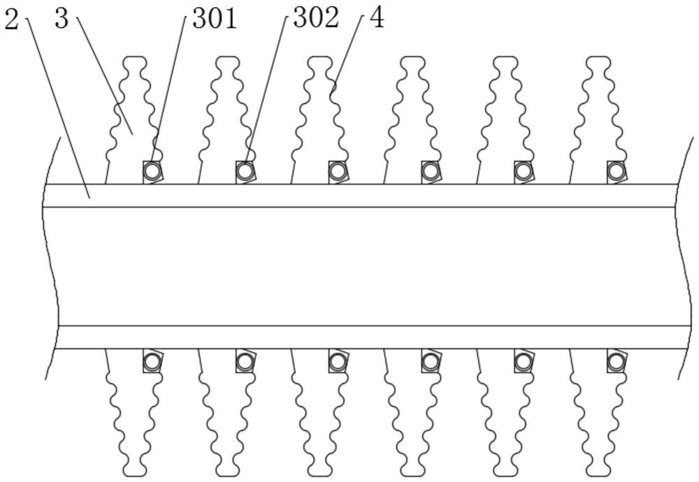 A high-efficiency heat exchanger with shy airfoil fins