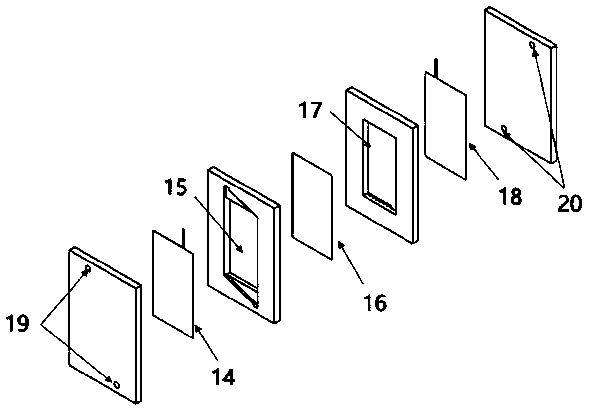 Phosphogypsum treatment device and method based on sodium sulfate electrolysis