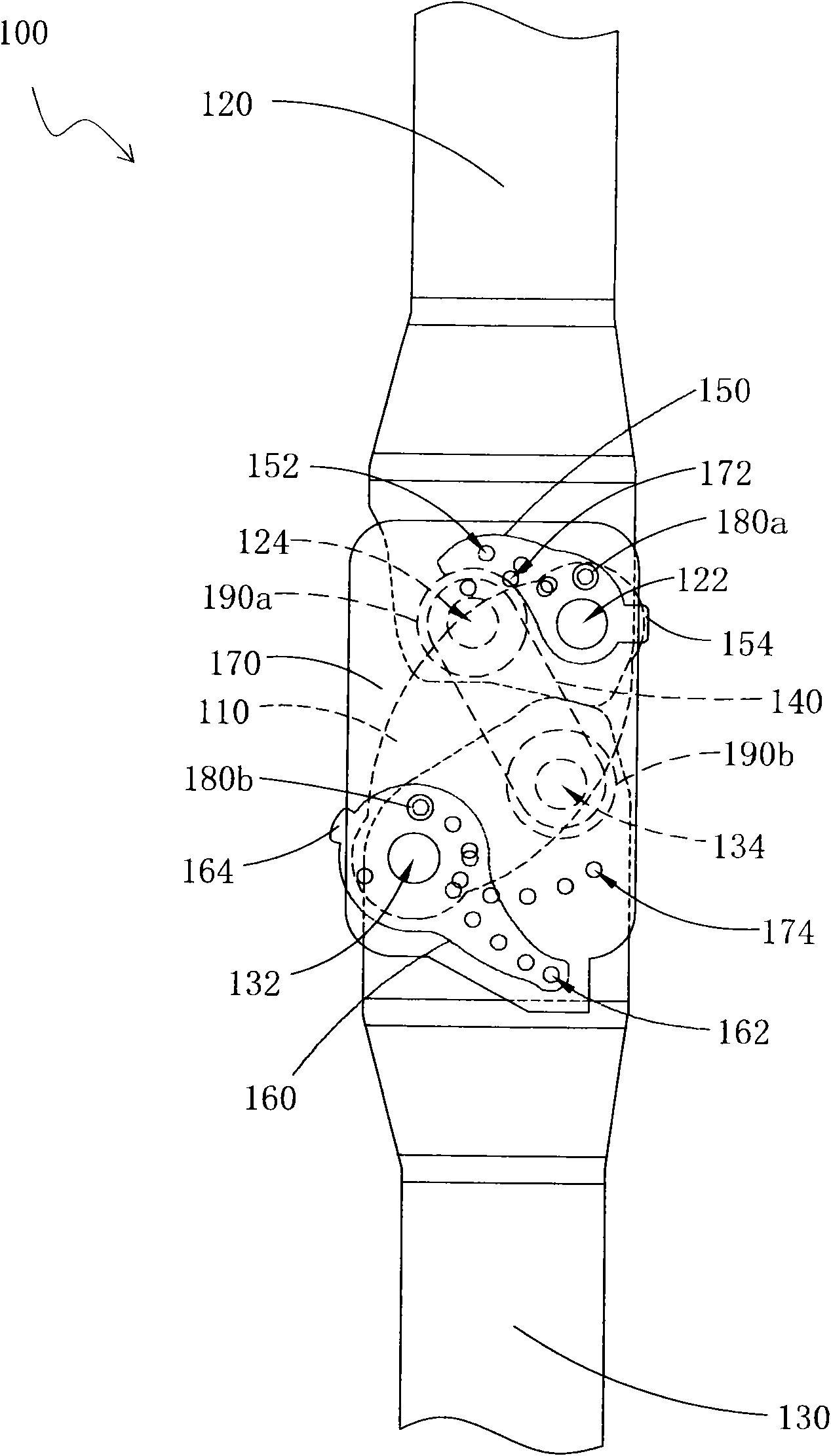 Knee joint rehabilitation bracket