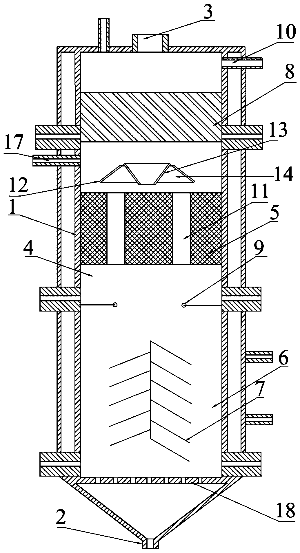 A combined process and system for efficiently treating coal chemical wastewater