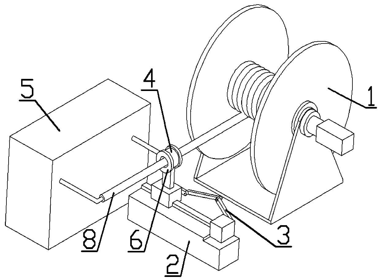 Withstand voltage testing device for underground cable laying