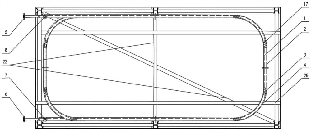 A split-type spiral coil heat exchanger