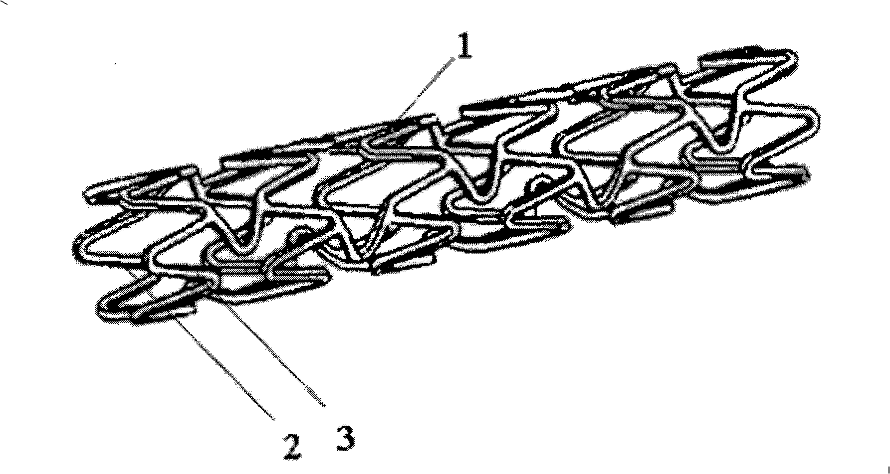 Internally bare bracket of vascellum