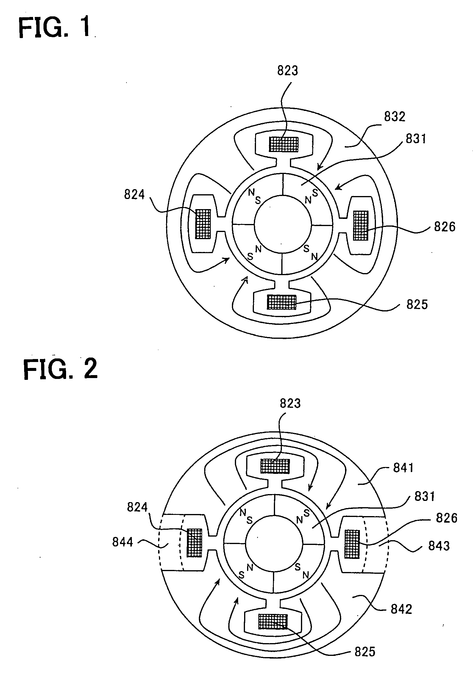 Ac motor and control unit thereof