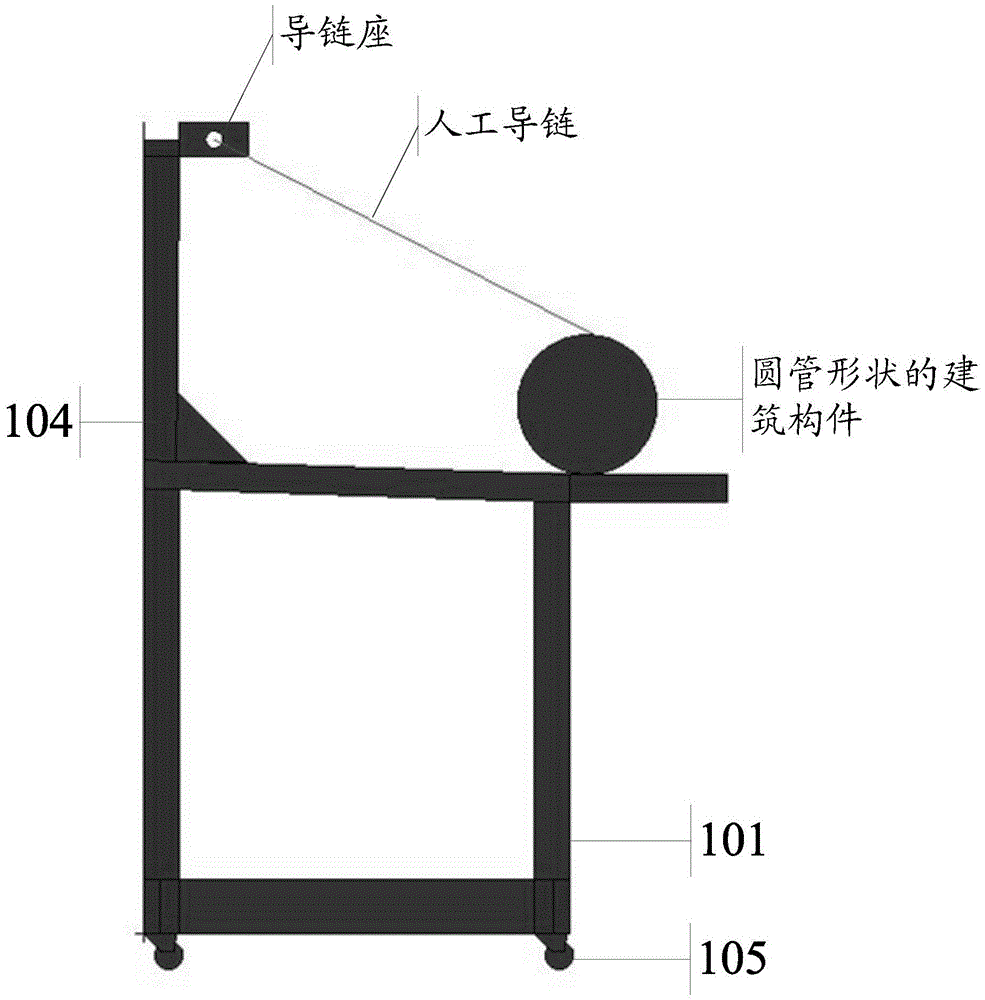 A round tube loading and unloading truck