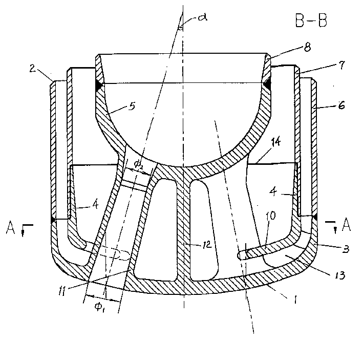 Spraygun for splashing slags to protect converter and its splashing method