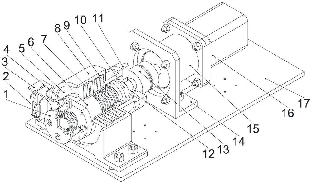 Normally closed electromechanical disc brake