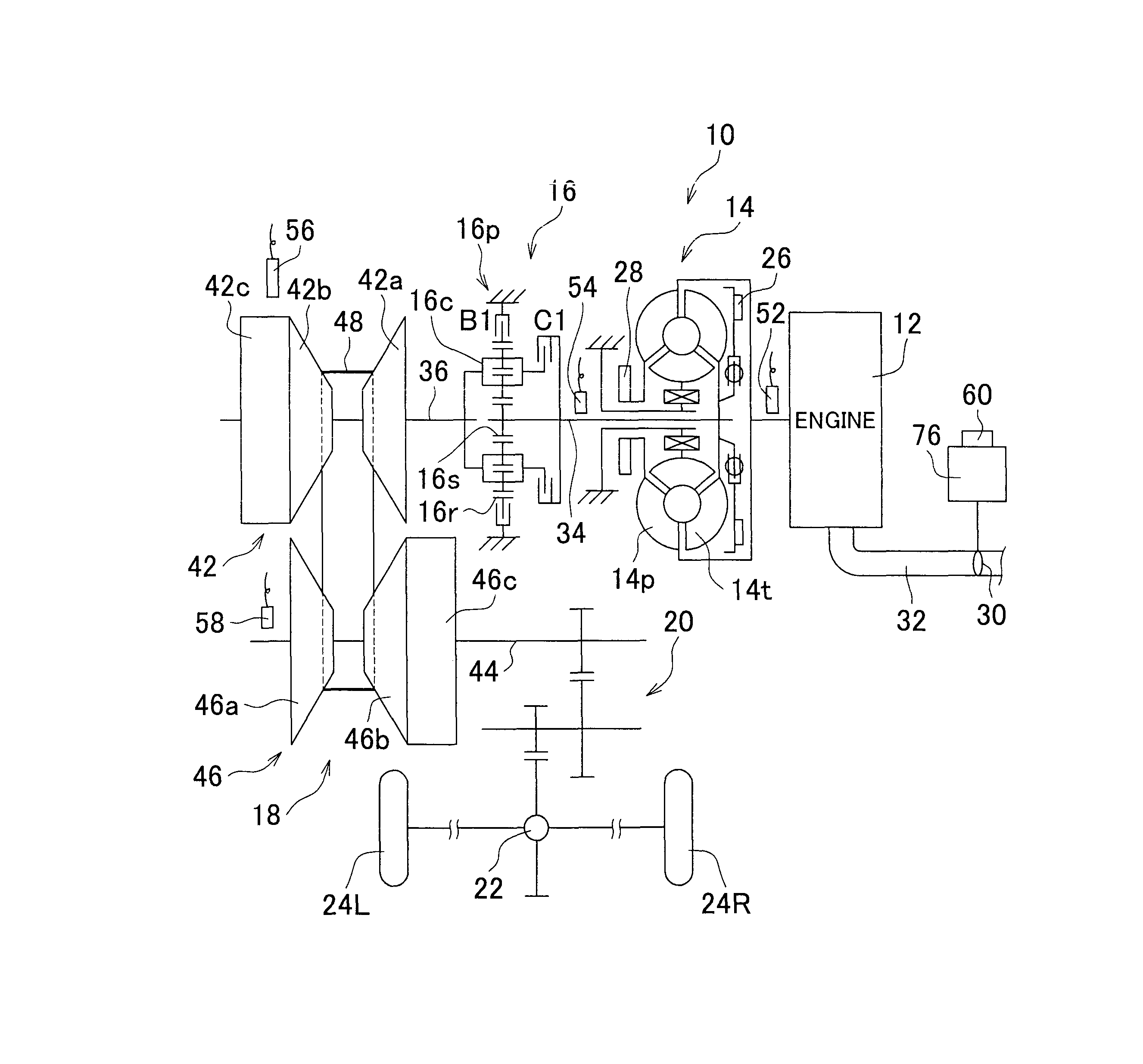 Control apparatus for vehicular power transmitting apparatus