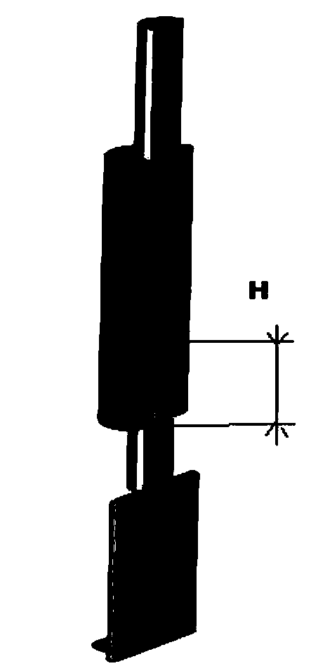 Method and device for testing electrochemical corrosion resistance of pole sealant