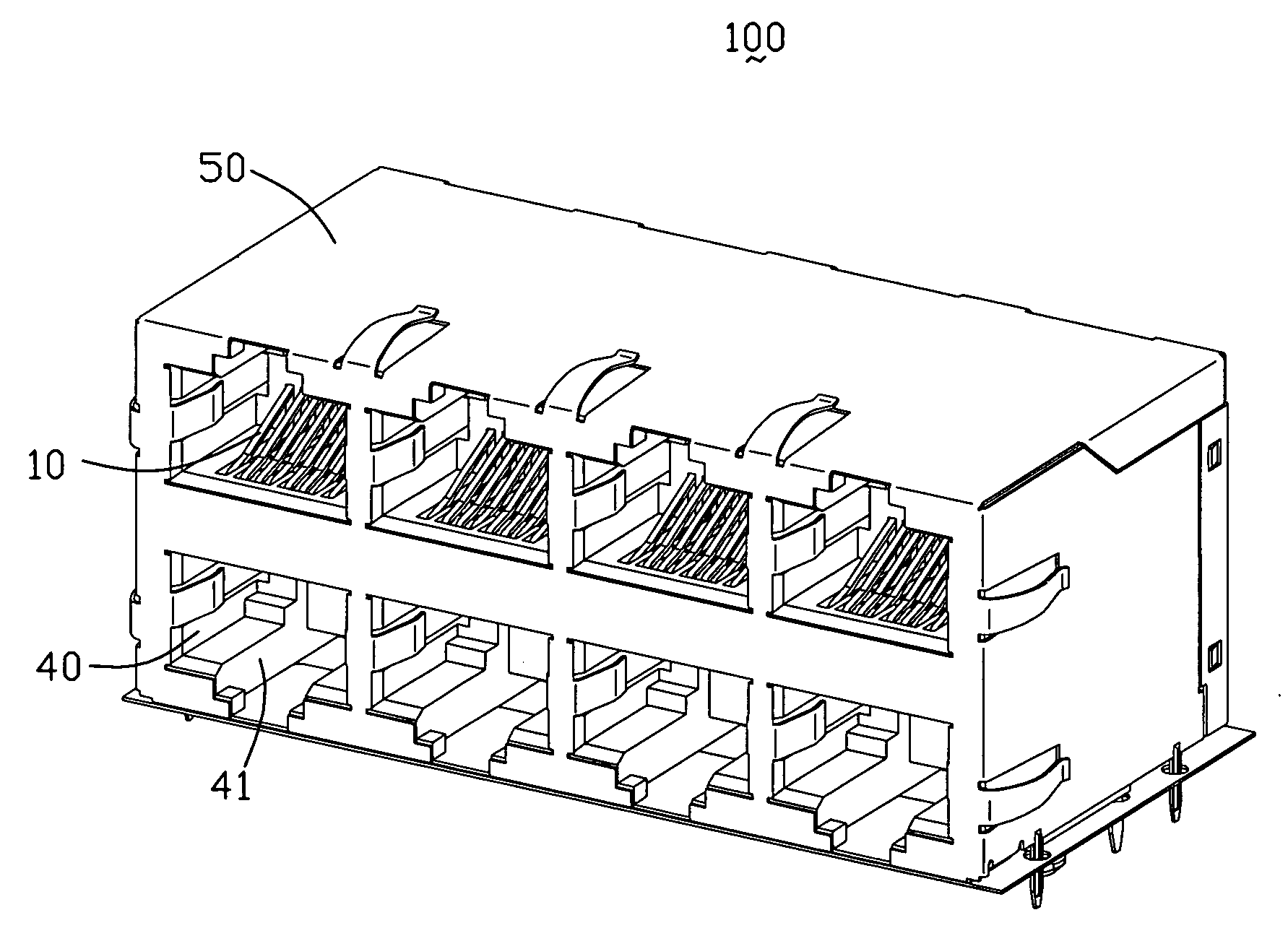 Electrical connector configured by wafer having coupling lead-frame and method for making the same