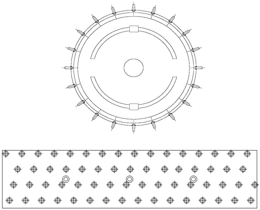 Lint cotton opening device