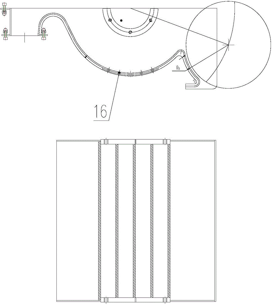 Lint cotton opening device