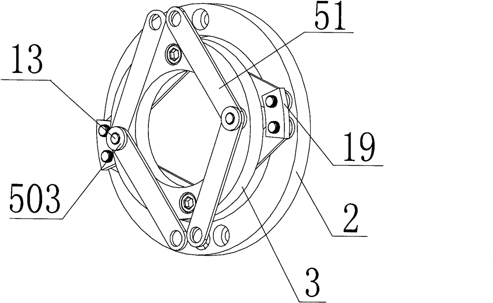 Cordwood special-shaped diaphragm flexible shaft coupling