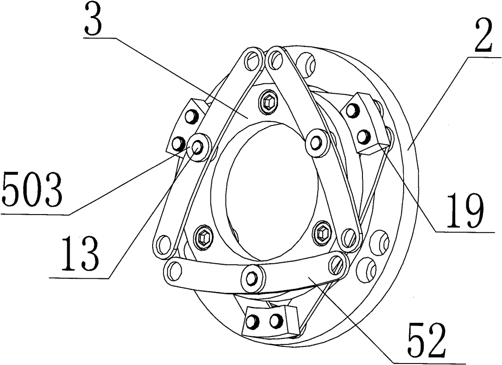 Cordwood special-shaped diaphragm flexible shaft coupling