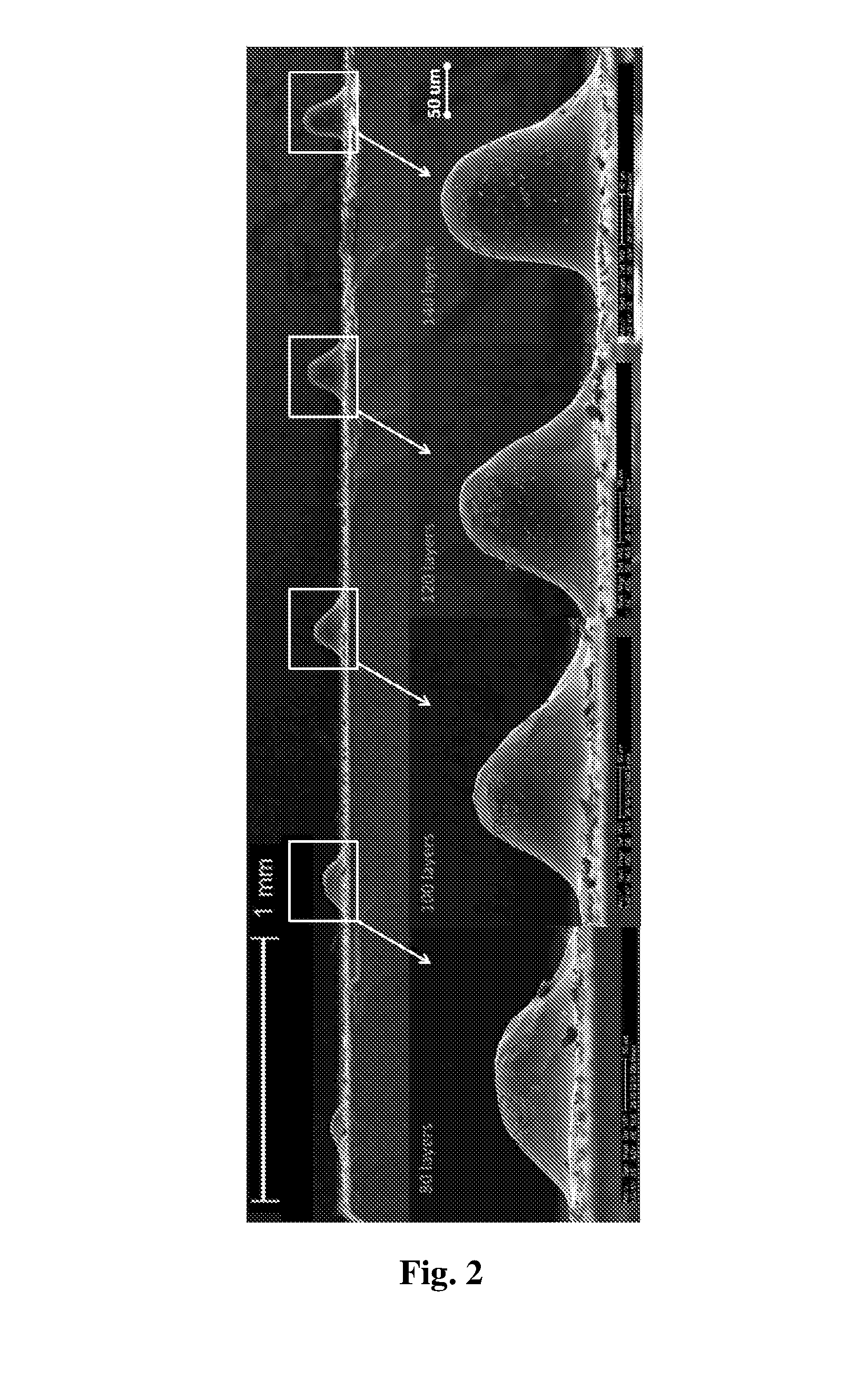 Three-dimensional conductive patterns and inks for making same