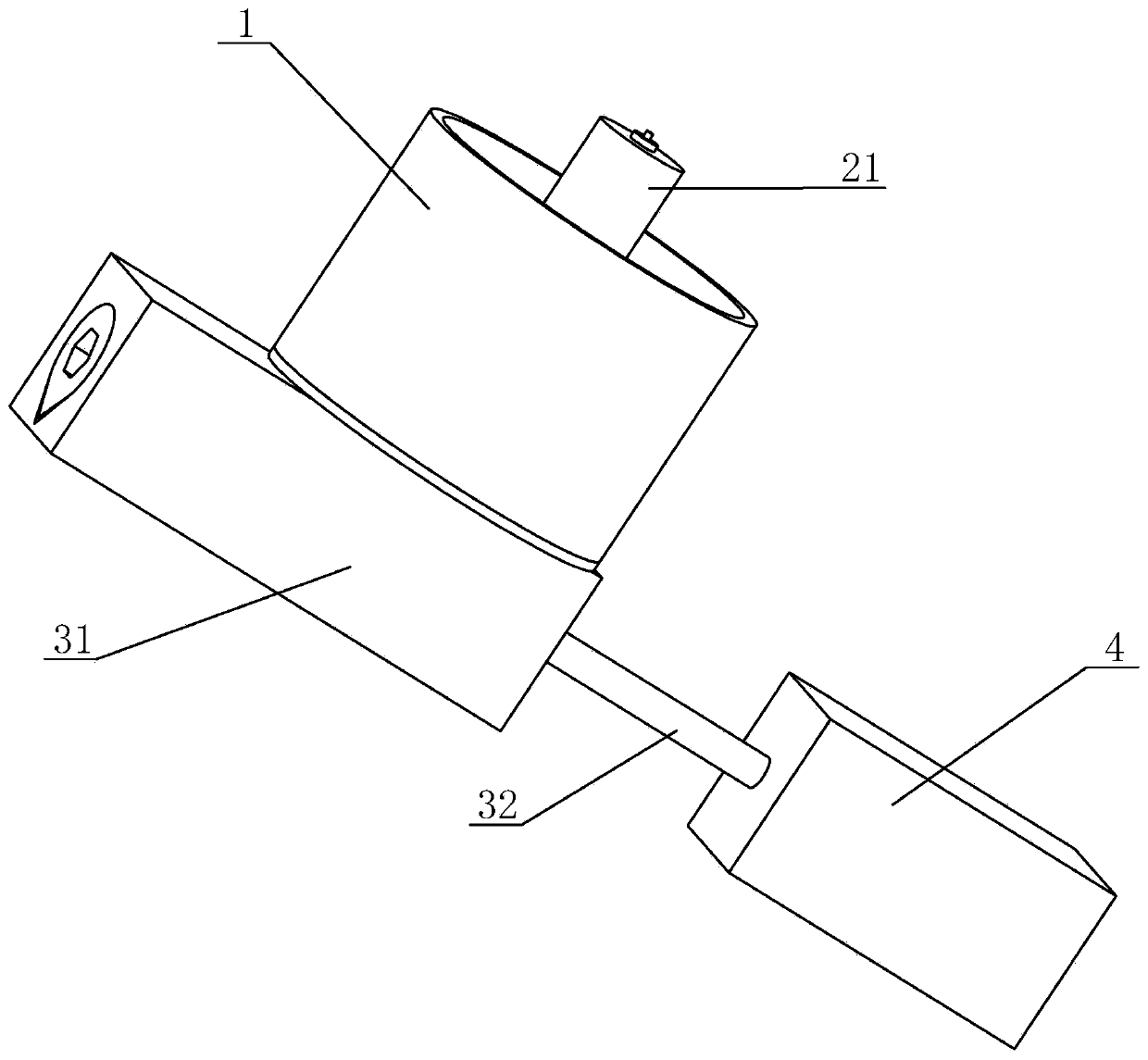 A Quantitative Feeding Device for Preventing Powdery Particles from Caking