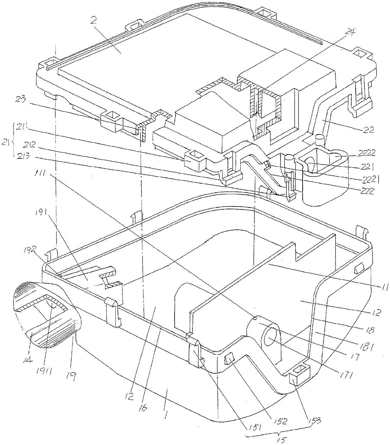 Refrigeration compressor suction muffler