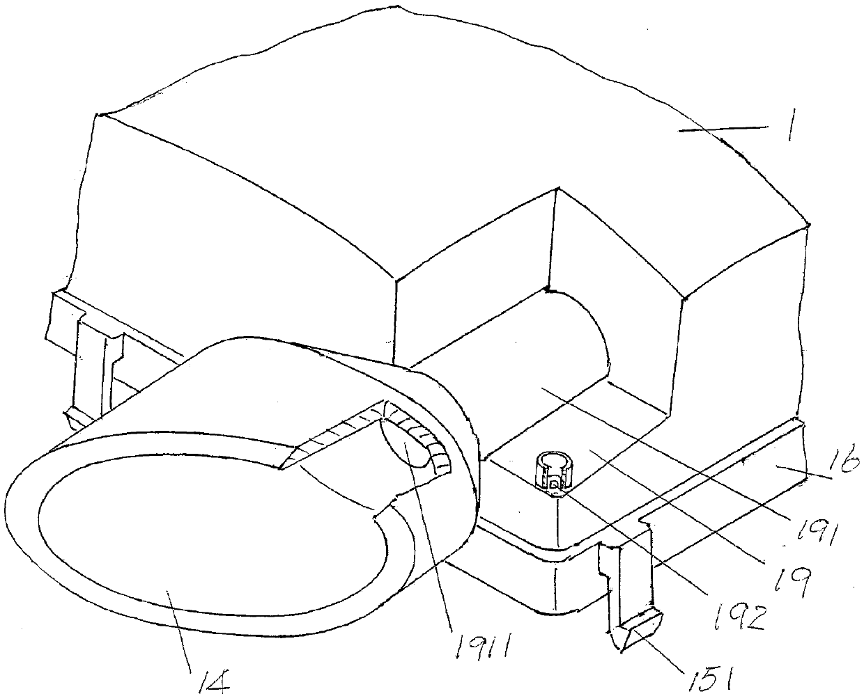 Refrigeration compressor suction muffler