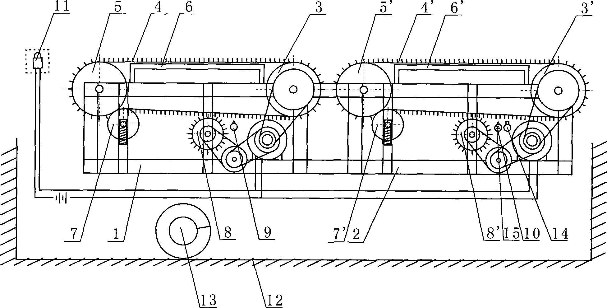 Carpet type machine for automatically cleaning shoe soles