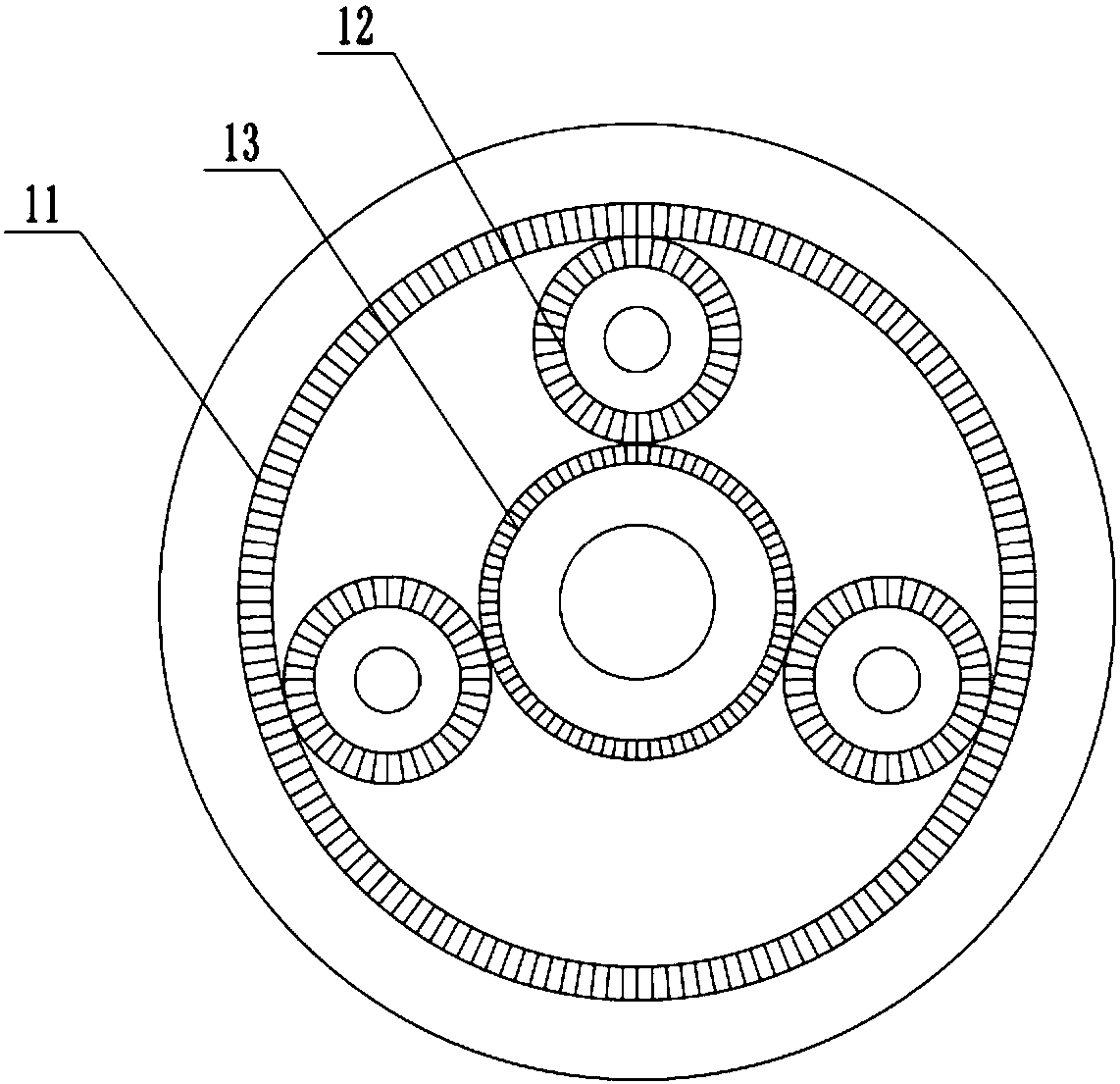 Meat mincing device used for can production