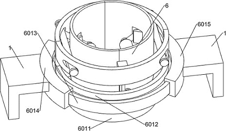 Bag breaking type kitchen garbage soup-water separation device