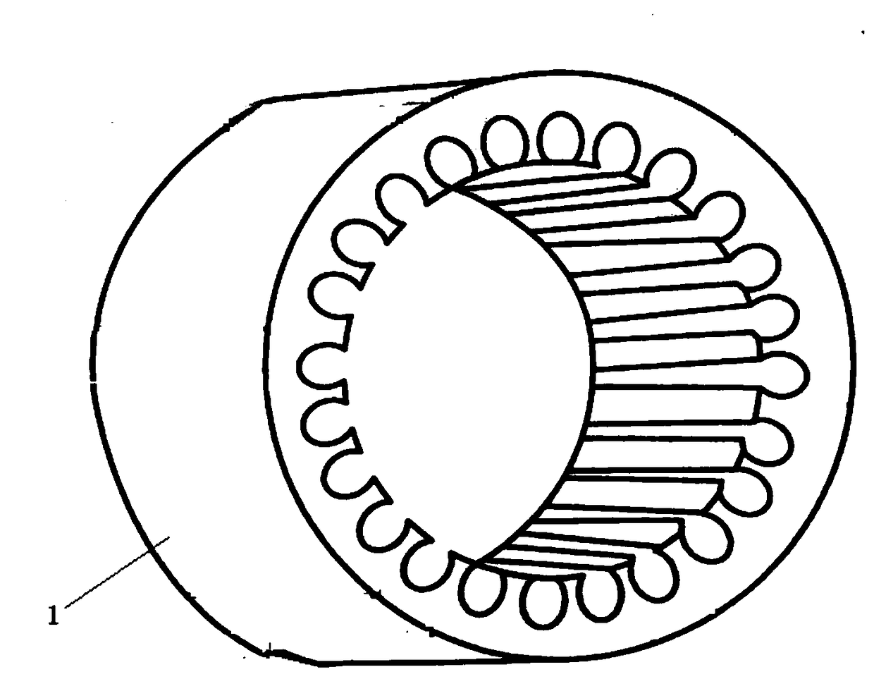 High speed and high power density AC servo motor