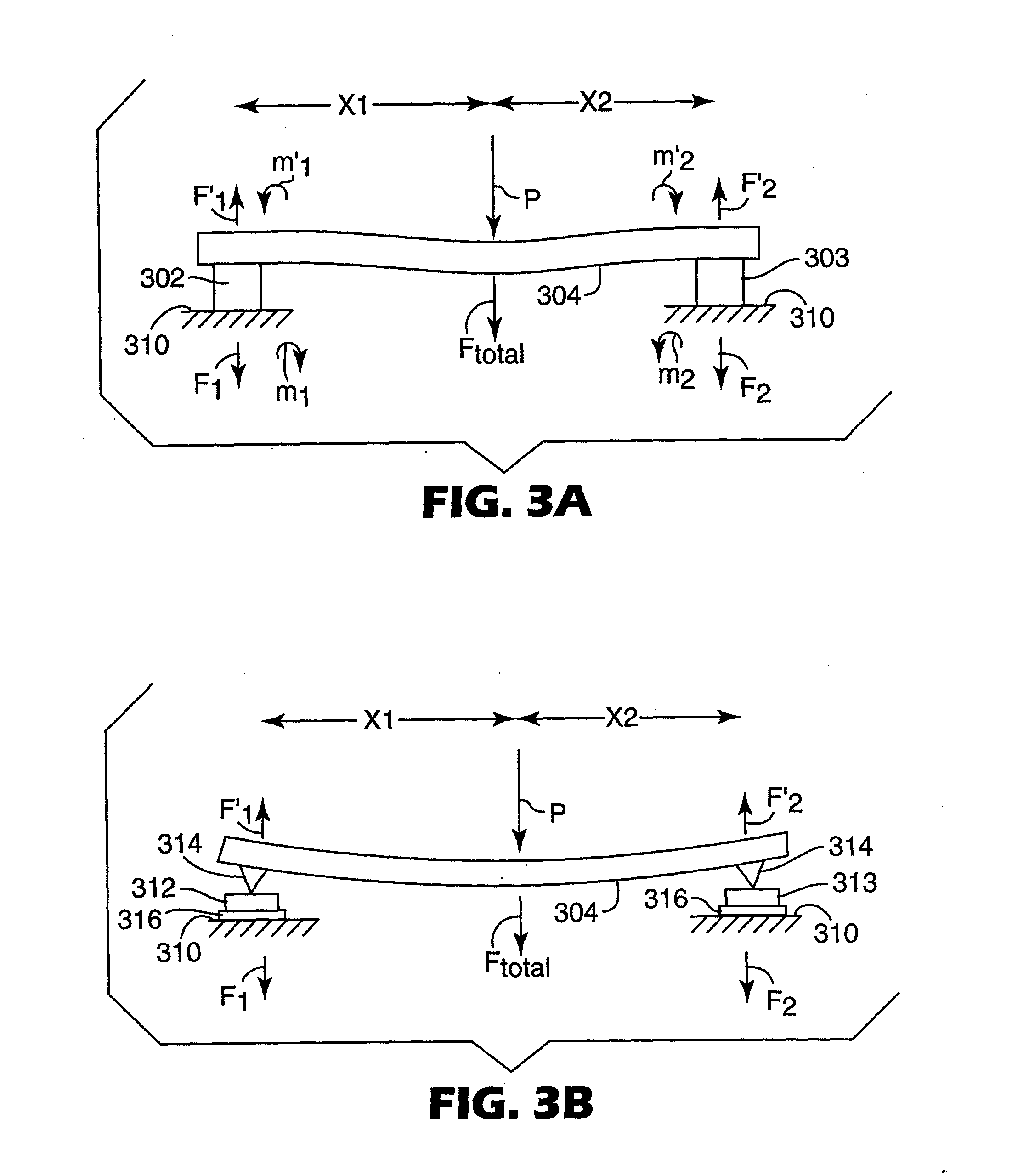Force sensors and touch panels using same