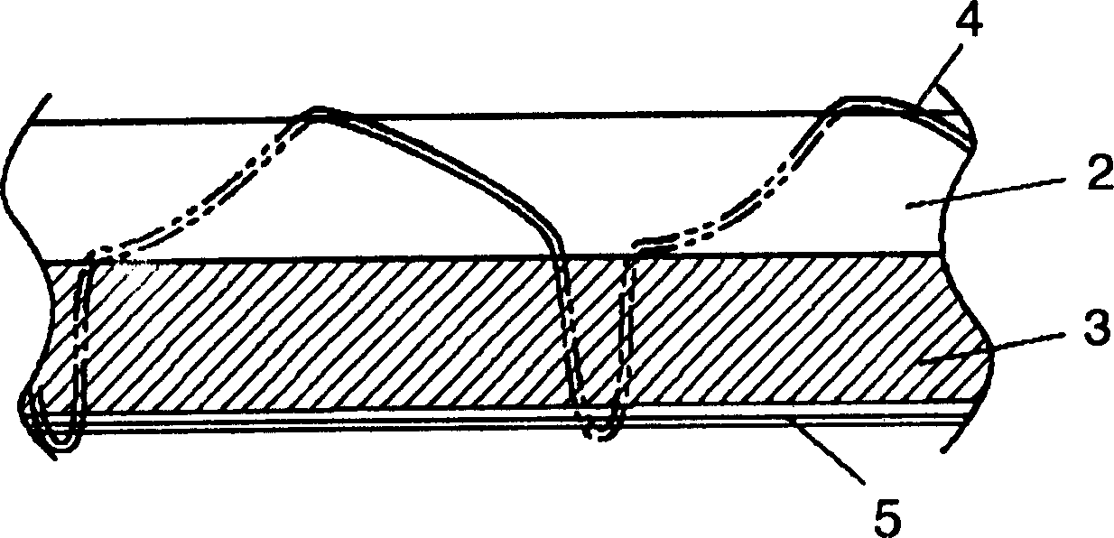 Chair with heating means and producing method thereof