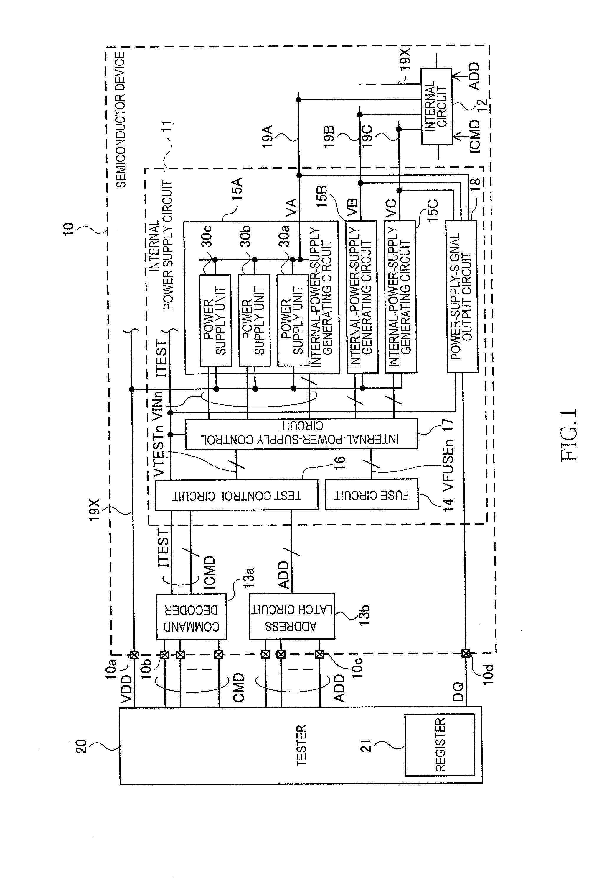 Internal power supply circuit, semiconductor device, and manufacturing method of semiconductor device