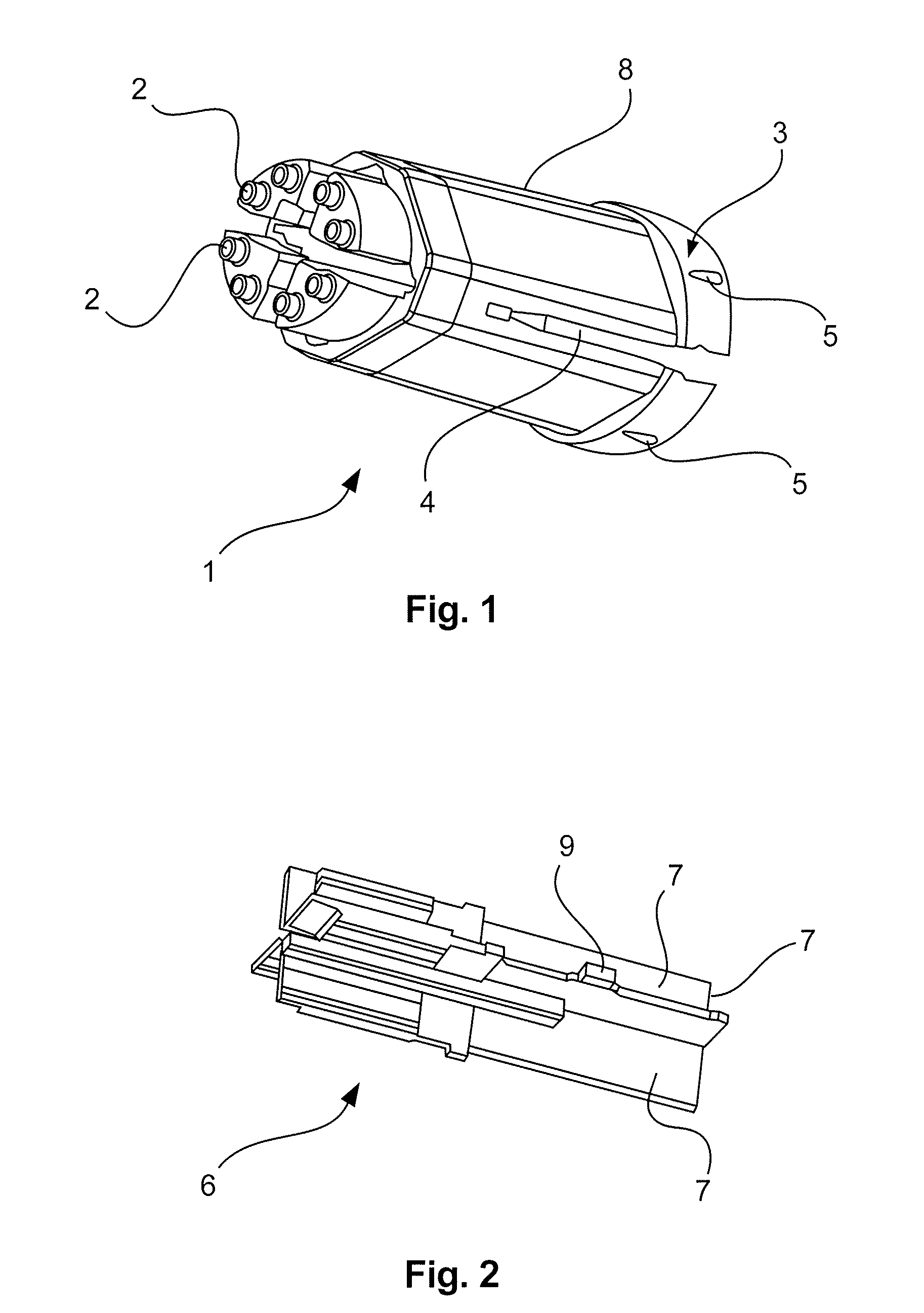 Insulation insert with an integrated shielding element