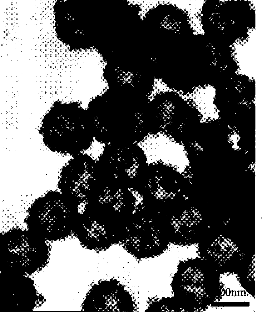 Hollow silicon dioxide/magnetic composite microsphere and its production method