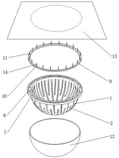 A kind of urban green belt modular cultivation device and construction method