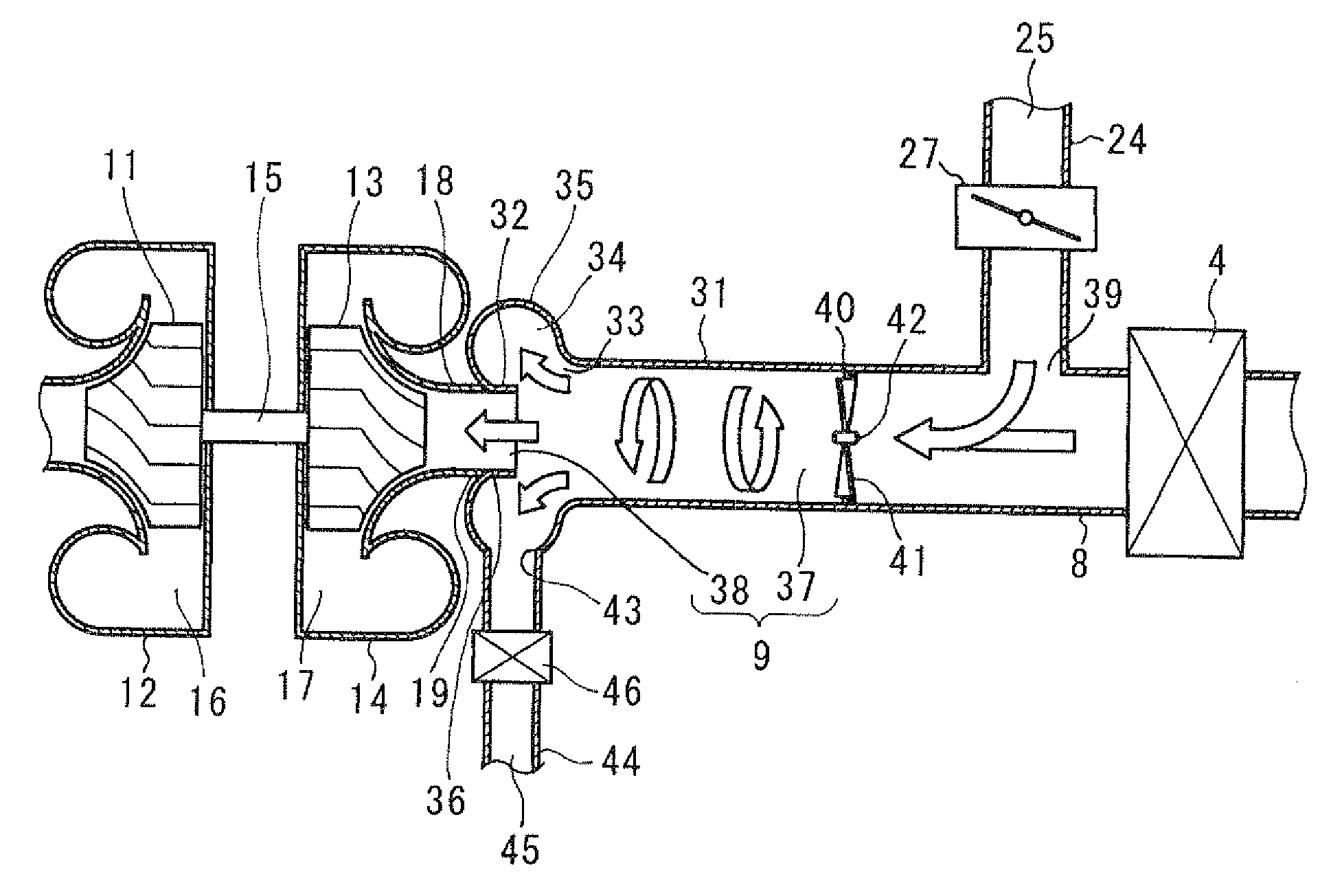 Exhaust gas recirculation system for internal combustion engine