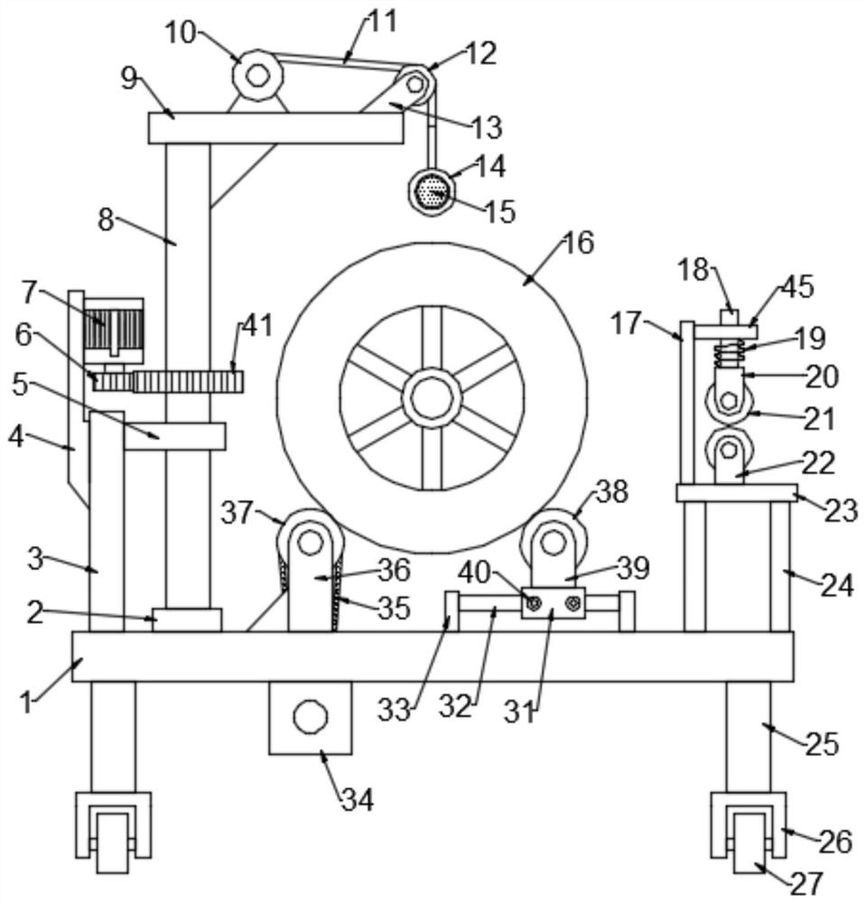 Cable pay-off device for communication engineering