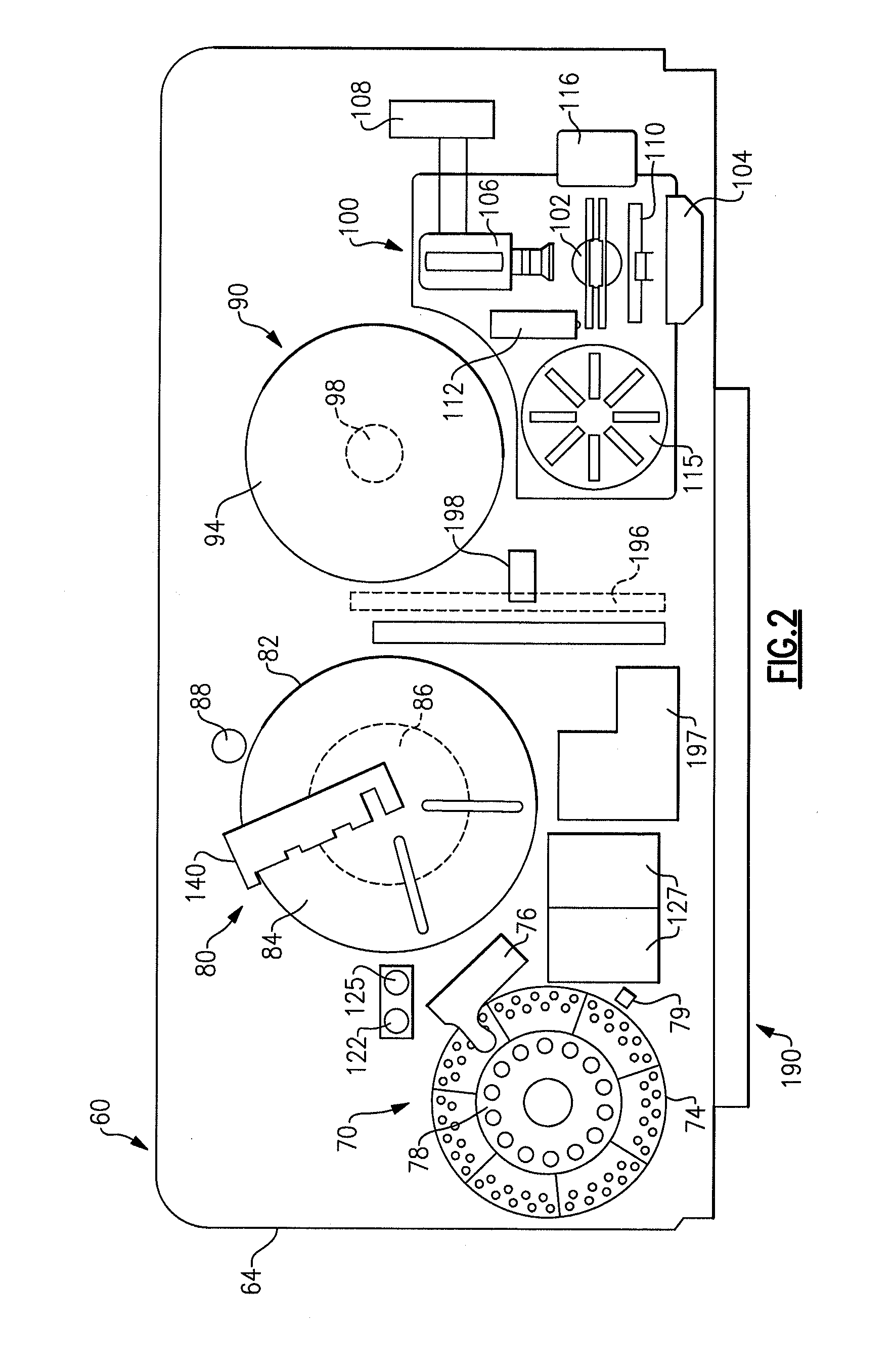 Single column immunological test elements