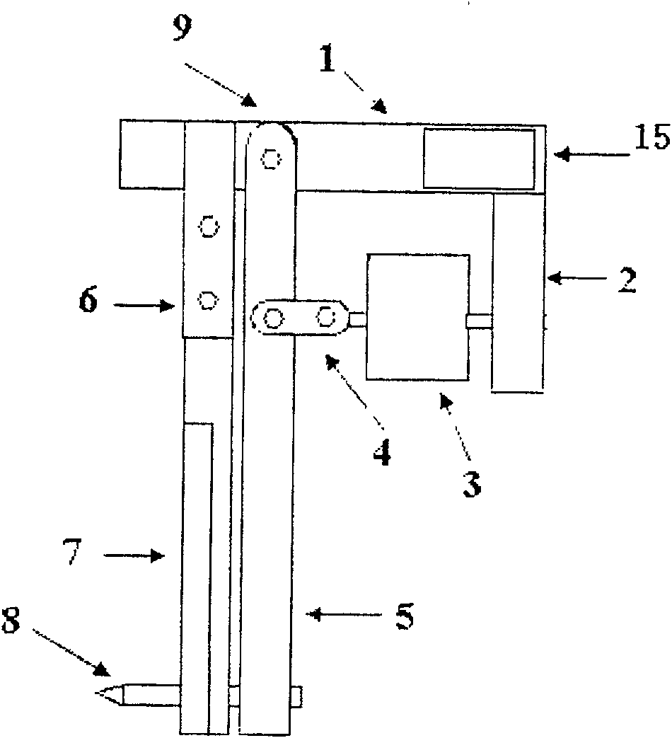 Machine-mounted walking soil moisture and compactness synchronous real-time measurement sensor