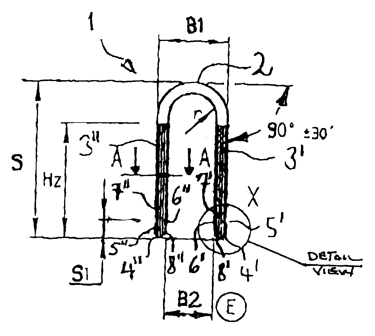 Fastening means and process for its manufacture