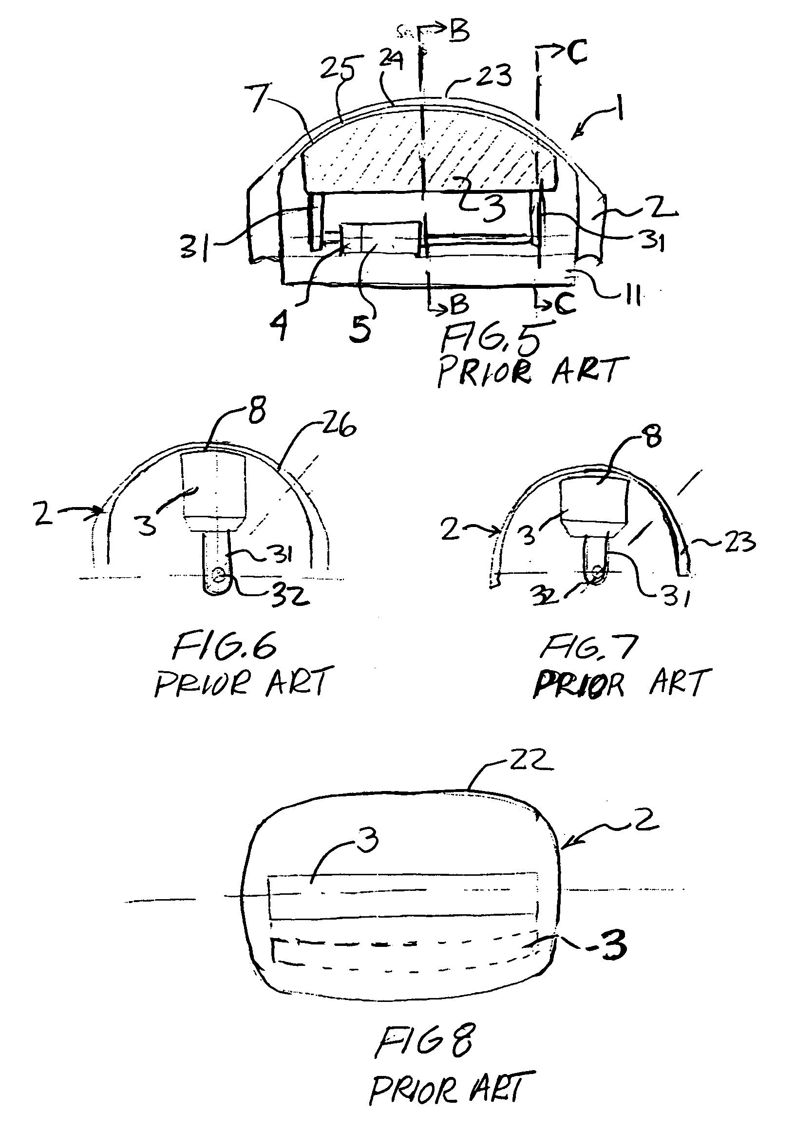 Array transducer for 3D tilting probes