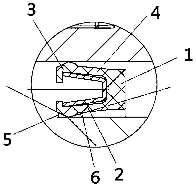 Energy storage sealing structure and dynamic sealing device for high-pressure easily vaporized medium