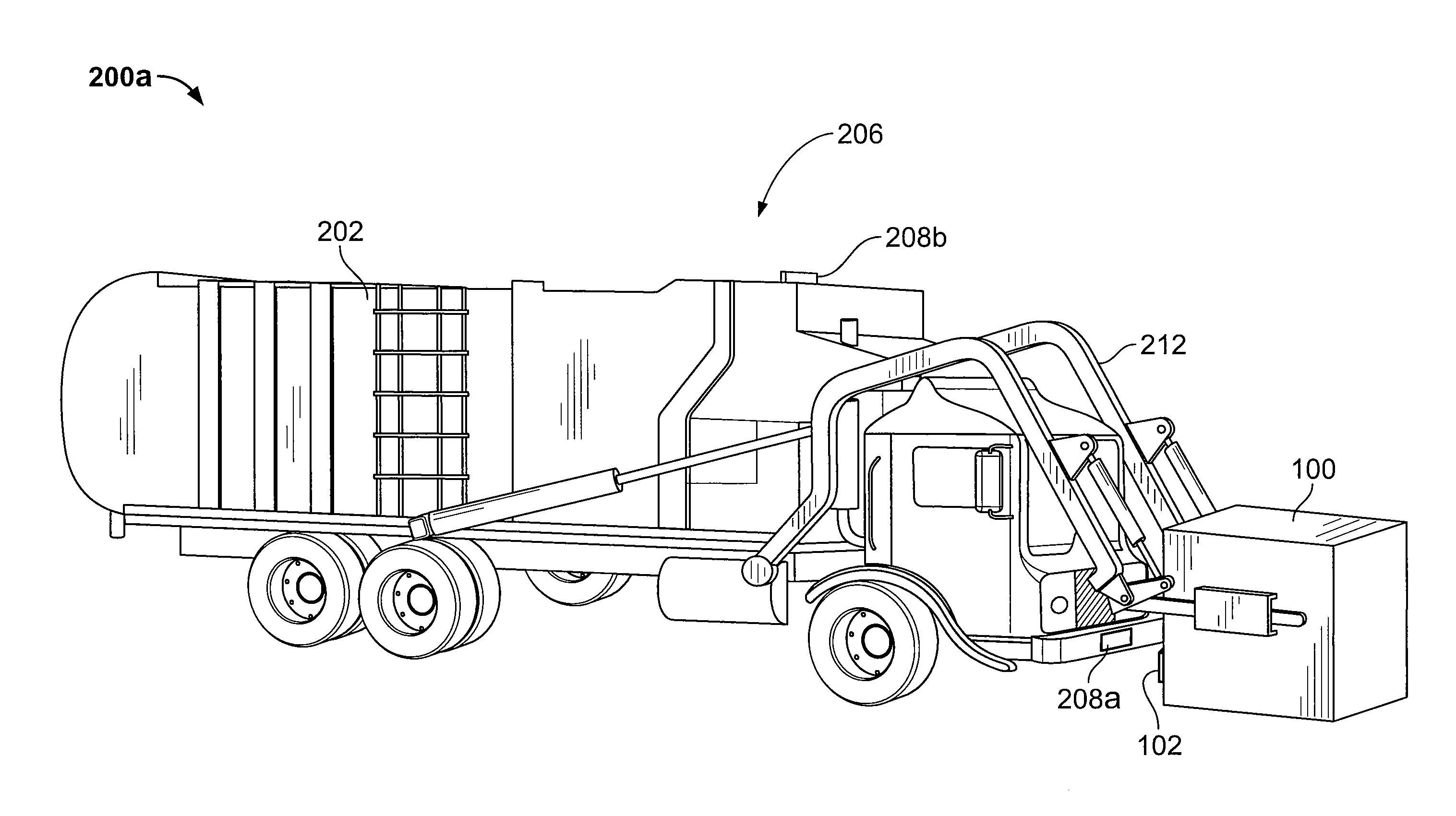 Method and apparatus for waste removing and hauling