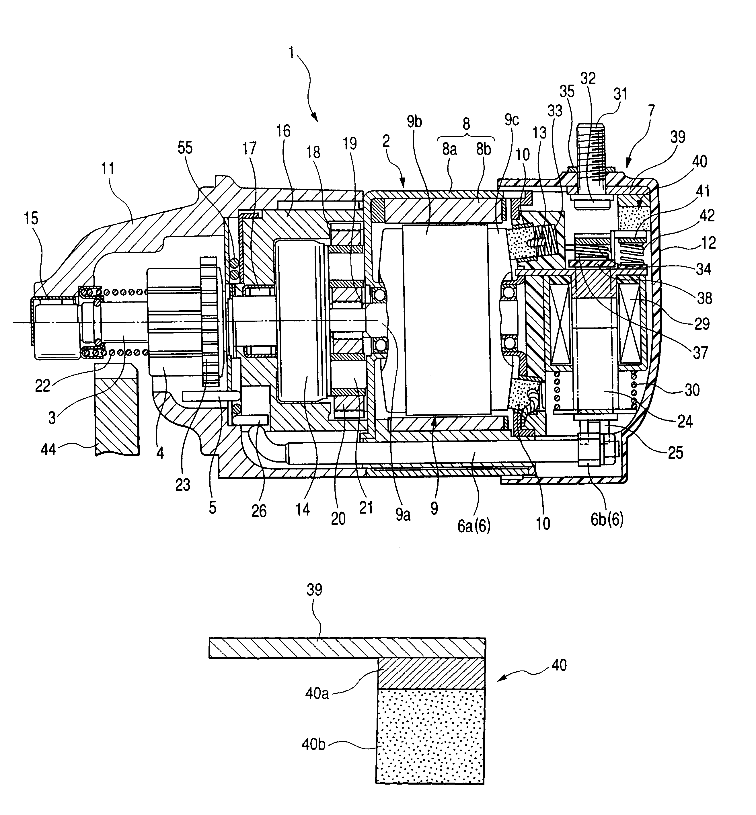 Starter solenoid switch with highly reliable contacts