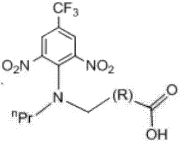 Trifluralin haptens, as well as preparation method and application thereof