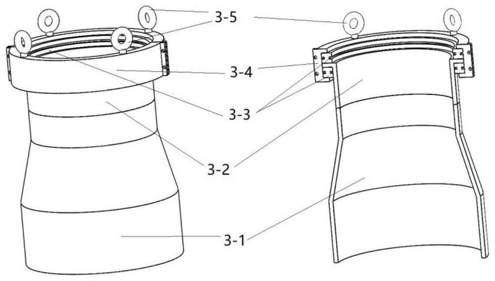 Barrel type efficient impact drill bit for rock-socketed inclined pile construction