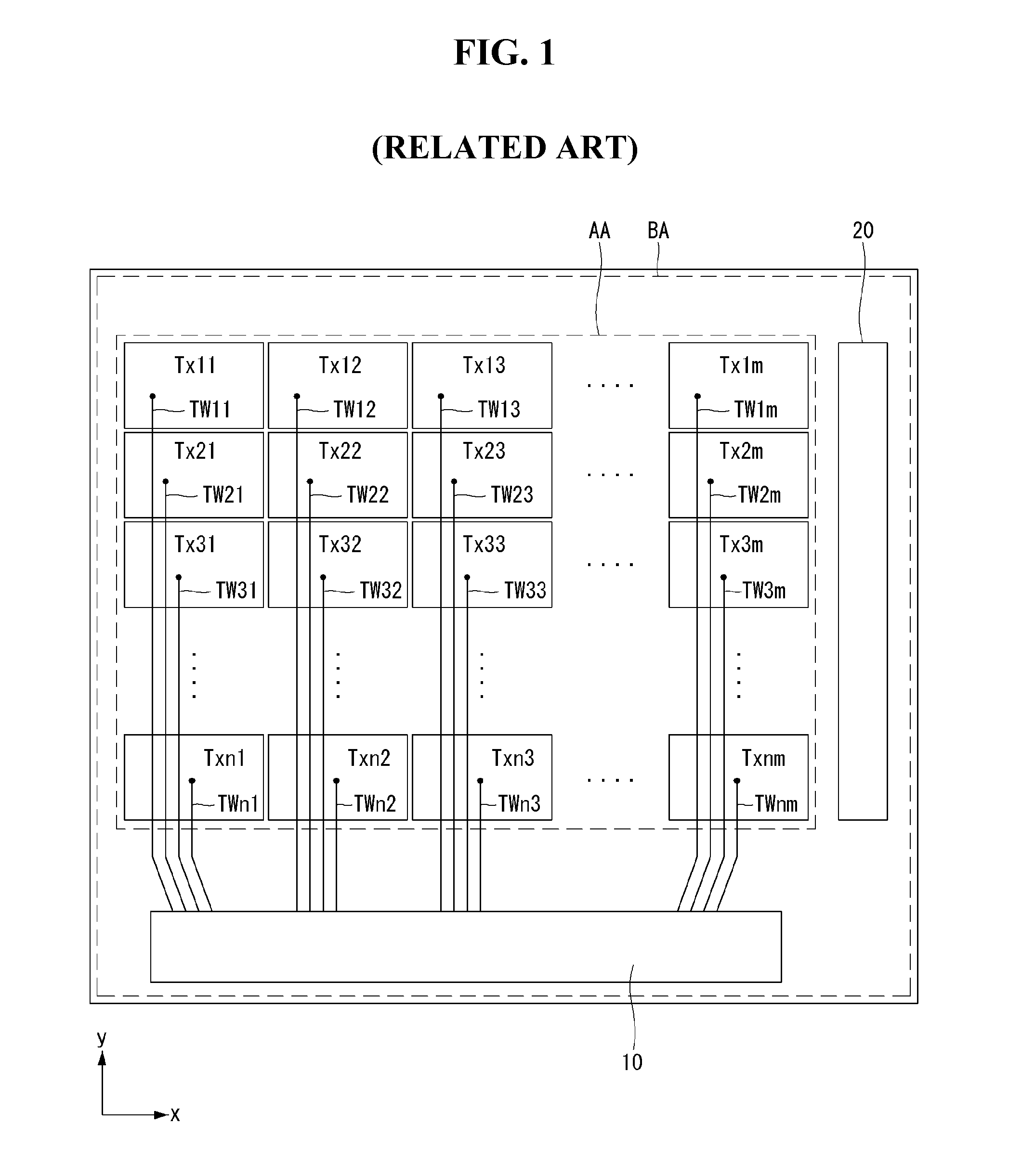 Touch sensor integrated type display device