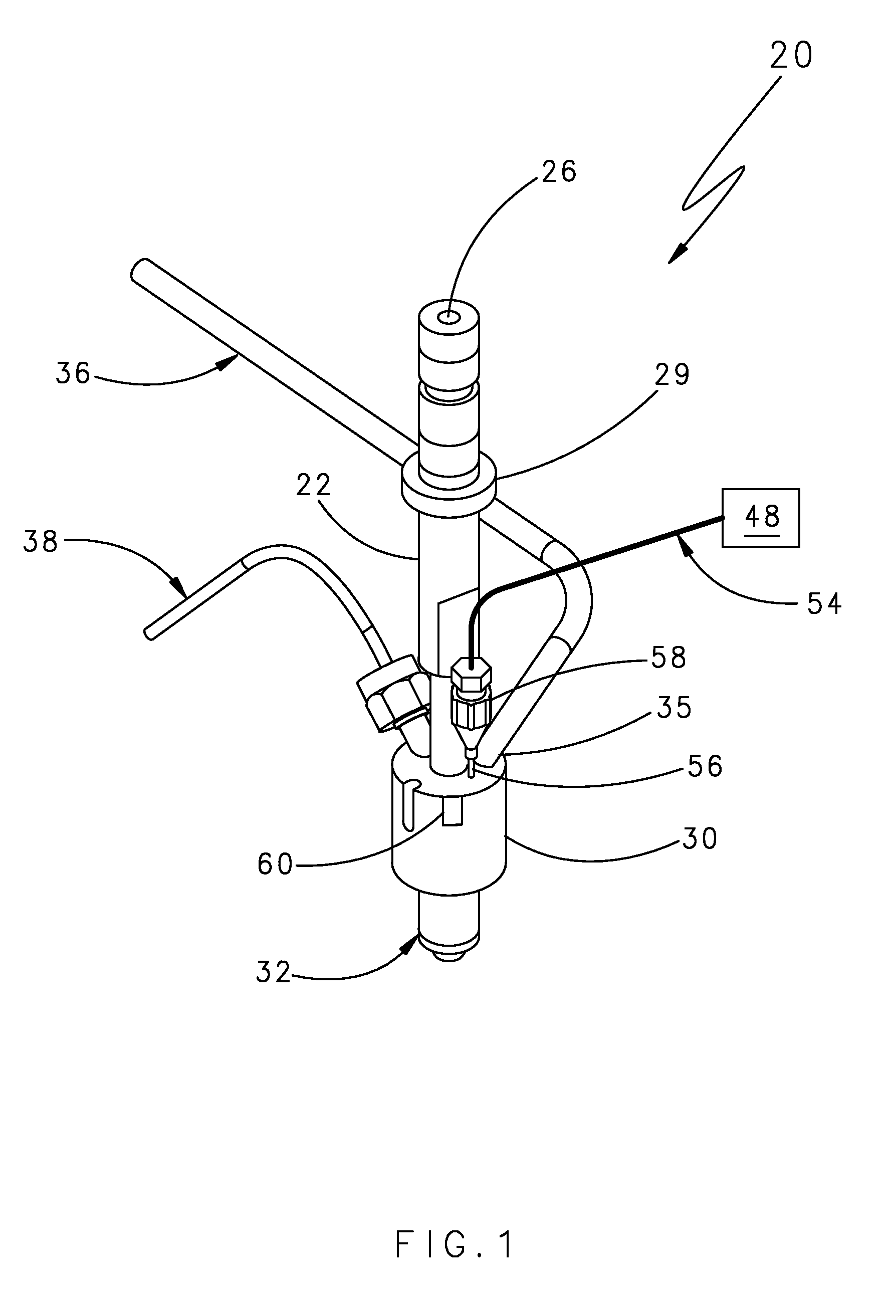 Dual outlet pyrolyzer for biological agent detection system